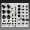 Zaar white panel synth drum