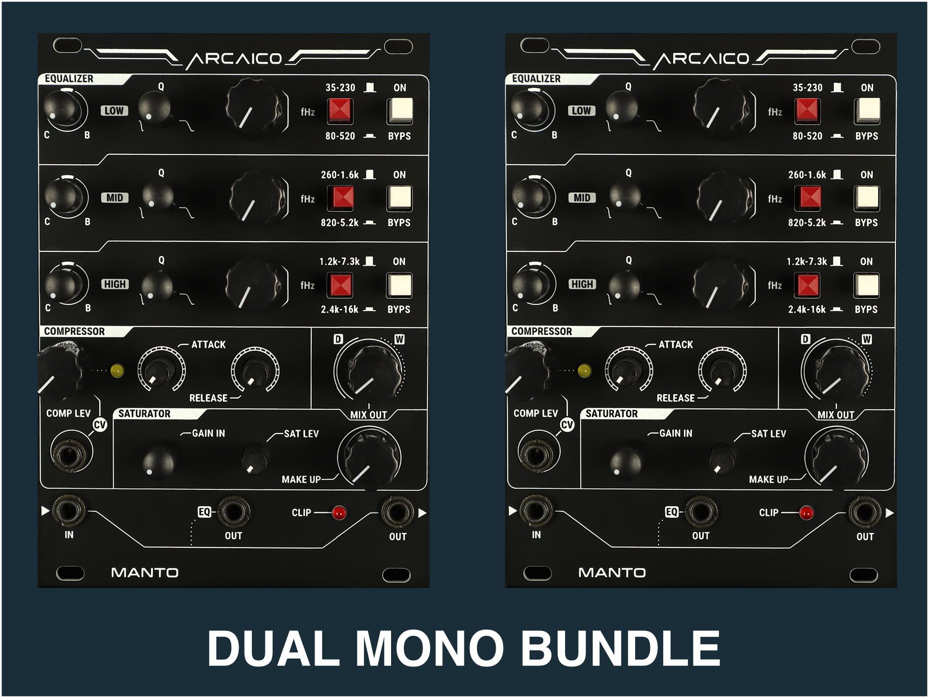 Manto Dynamics Compressor “DUAL MONO BUNDLE”