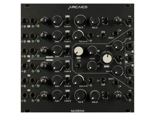 Murena_CV Murena stereo filter/mixer vca