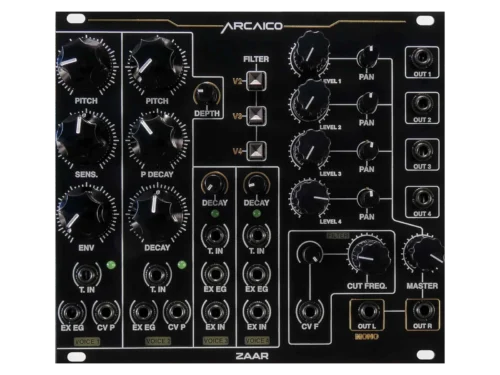 Zaar 4voice analog percussion synthesizer